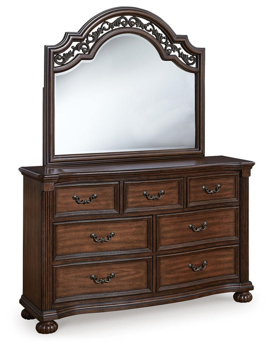 Lavinton Brown Lavinton Dresser and Mirror