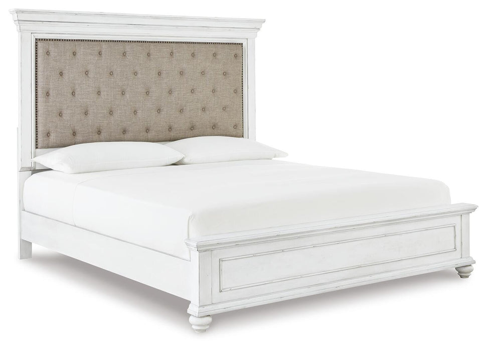 Kanwyn Whitewash Kanwyn Queen Panel Bed