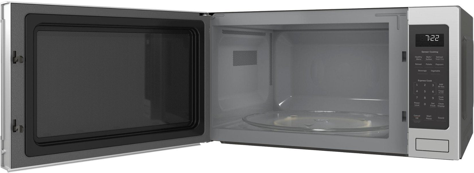 GE Profile - 2.2 Cu. Ft. Microwave - Stainless Steel - display_model