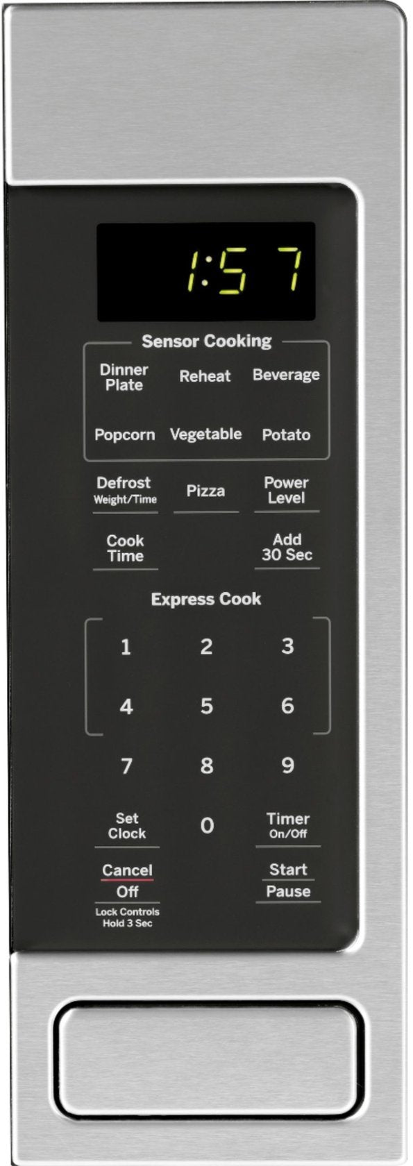 GE - 1.6 Cu. Ft. Microwave with Sensor Cooking - Stainless Steel - open_box