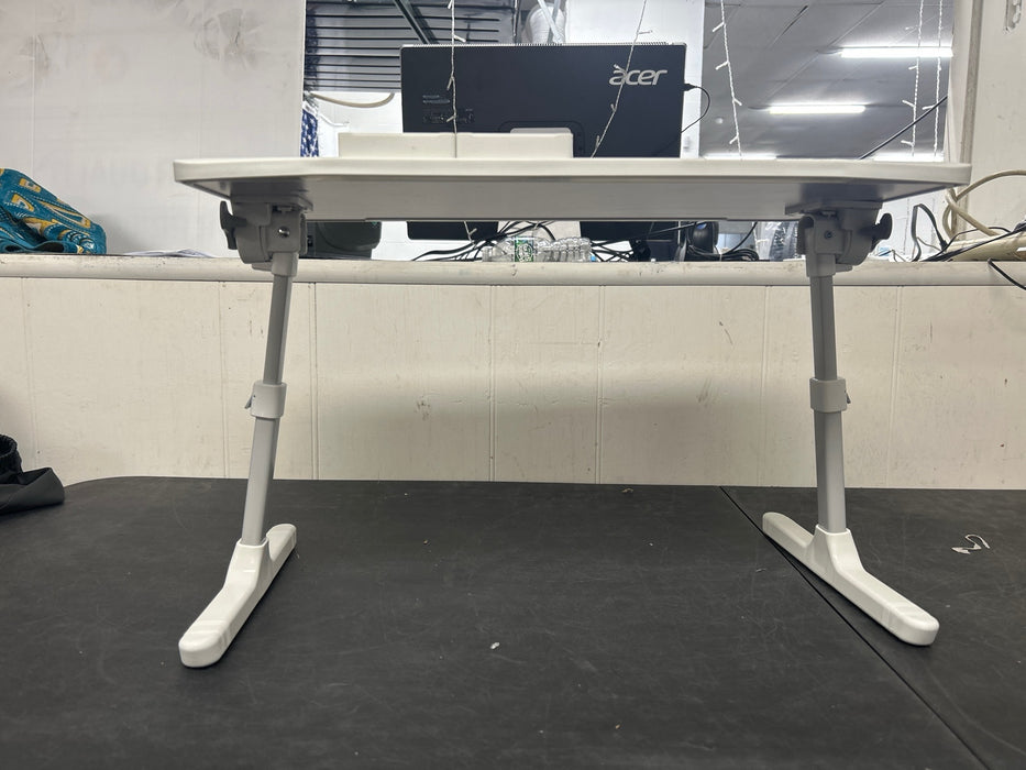 PATIKIL Laptop Bed Tray Table, 22.8"x14.6", Foldable Lap Desk with Drawer, Adjustable Bed Desk for Laptop Bed Working, Eating, Writing, Gaming, Drawing, Grey - new