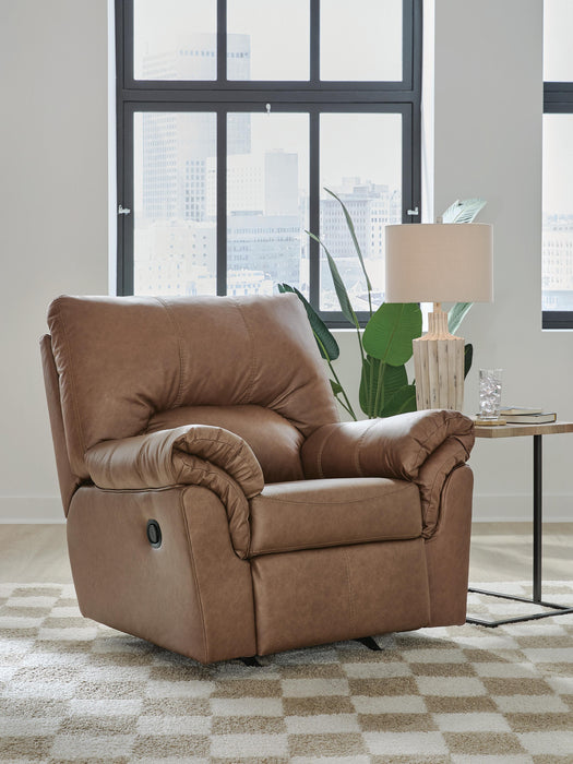 Whitlock Caramel Rocker Recliner
