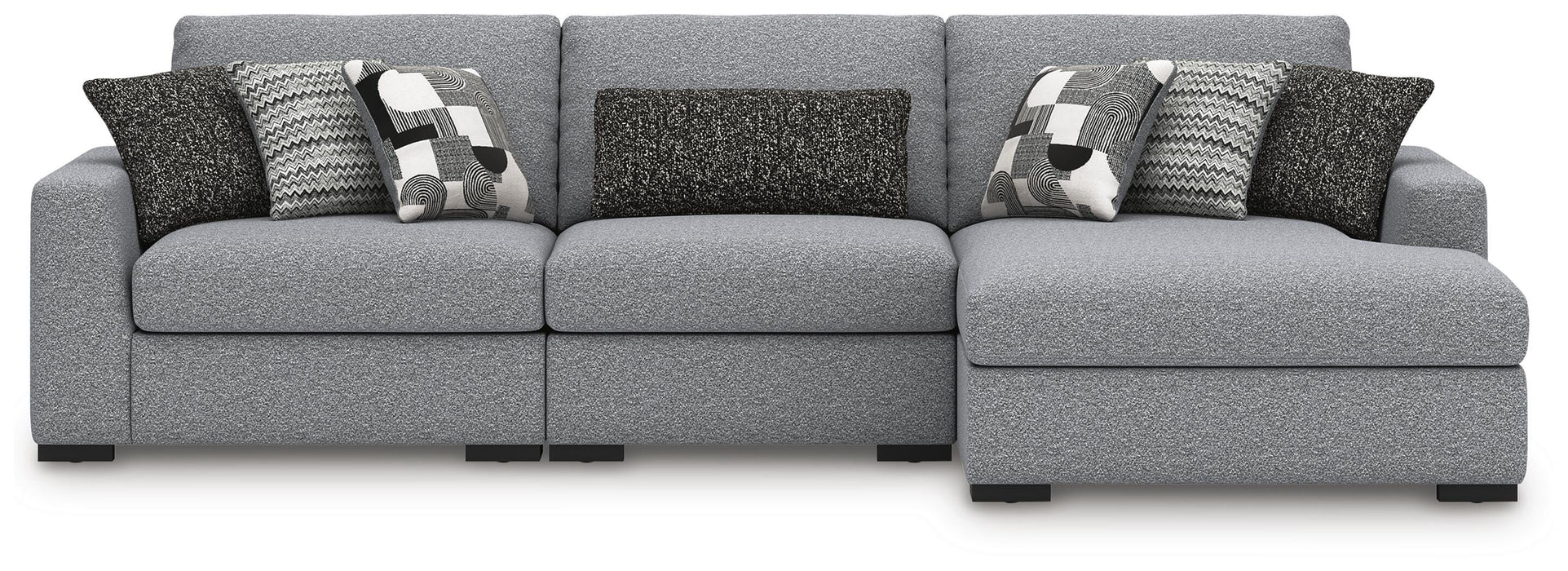Bealton Salt and Pepper Bealton 3-Piece Sectional with Chaise
