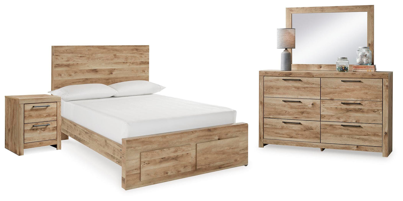 Hyanna Tan Brown Panel Bedroom Collection