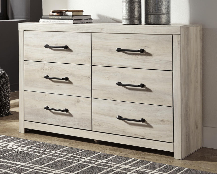 Cambeck Whitewash Six Drawer Dresser