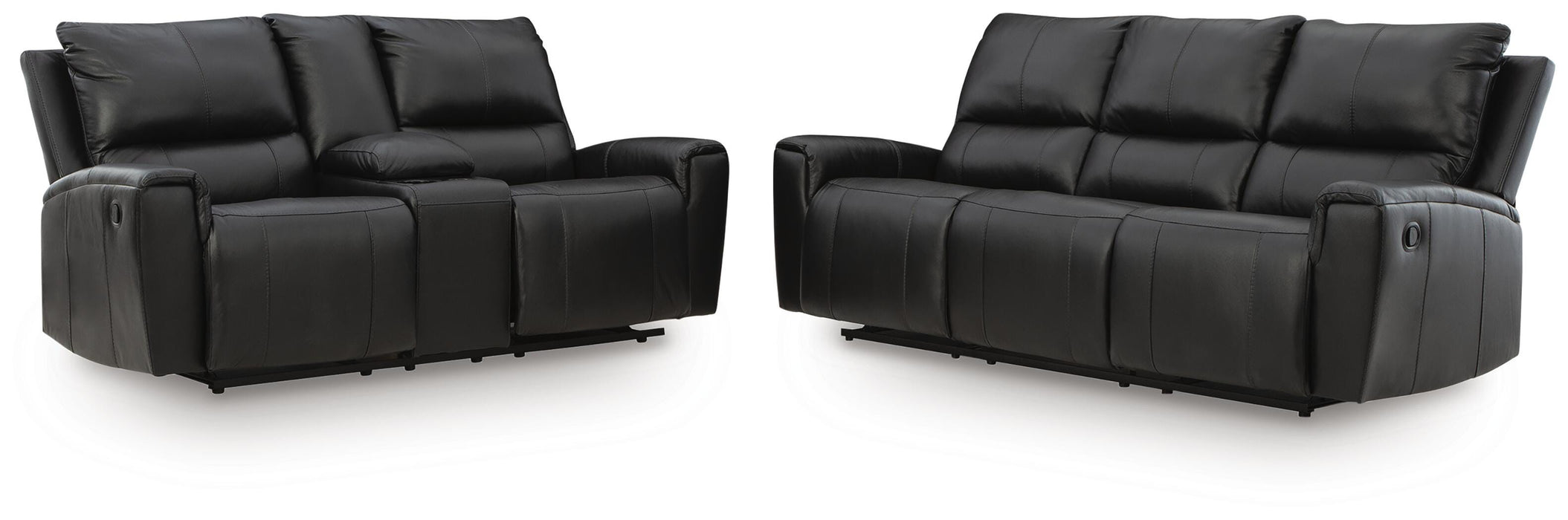 Danemere Black Danemere Sofa and Loveseat
