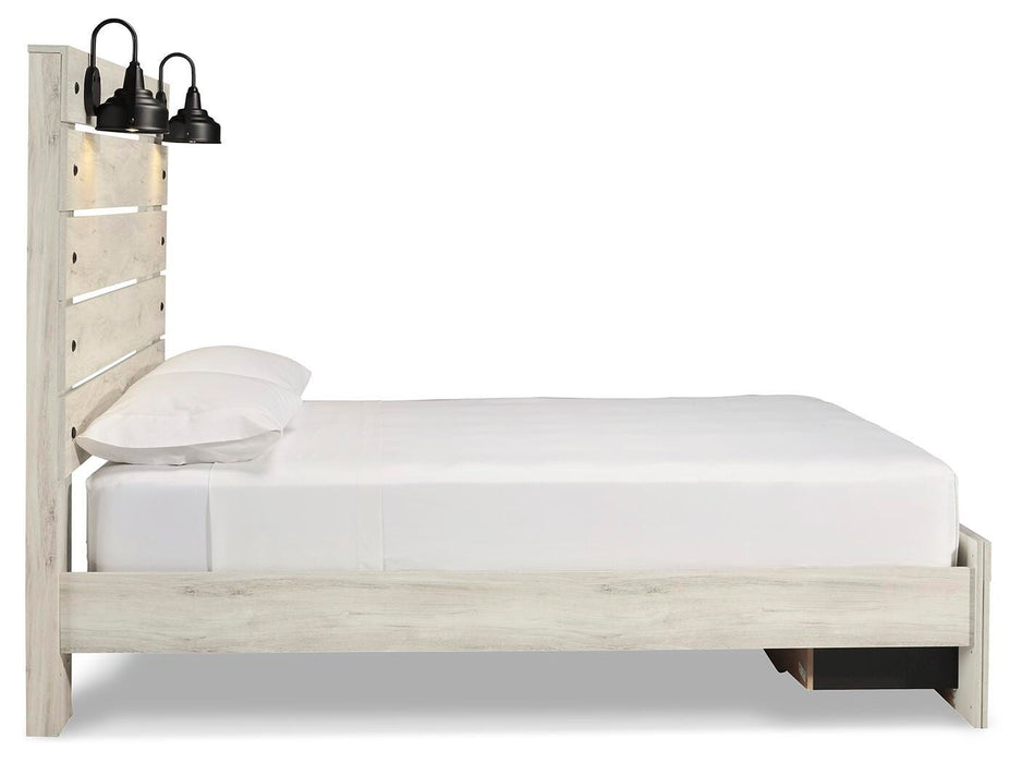 Cambeck Whitewash Cambeck Queen Panel Storage Bed
